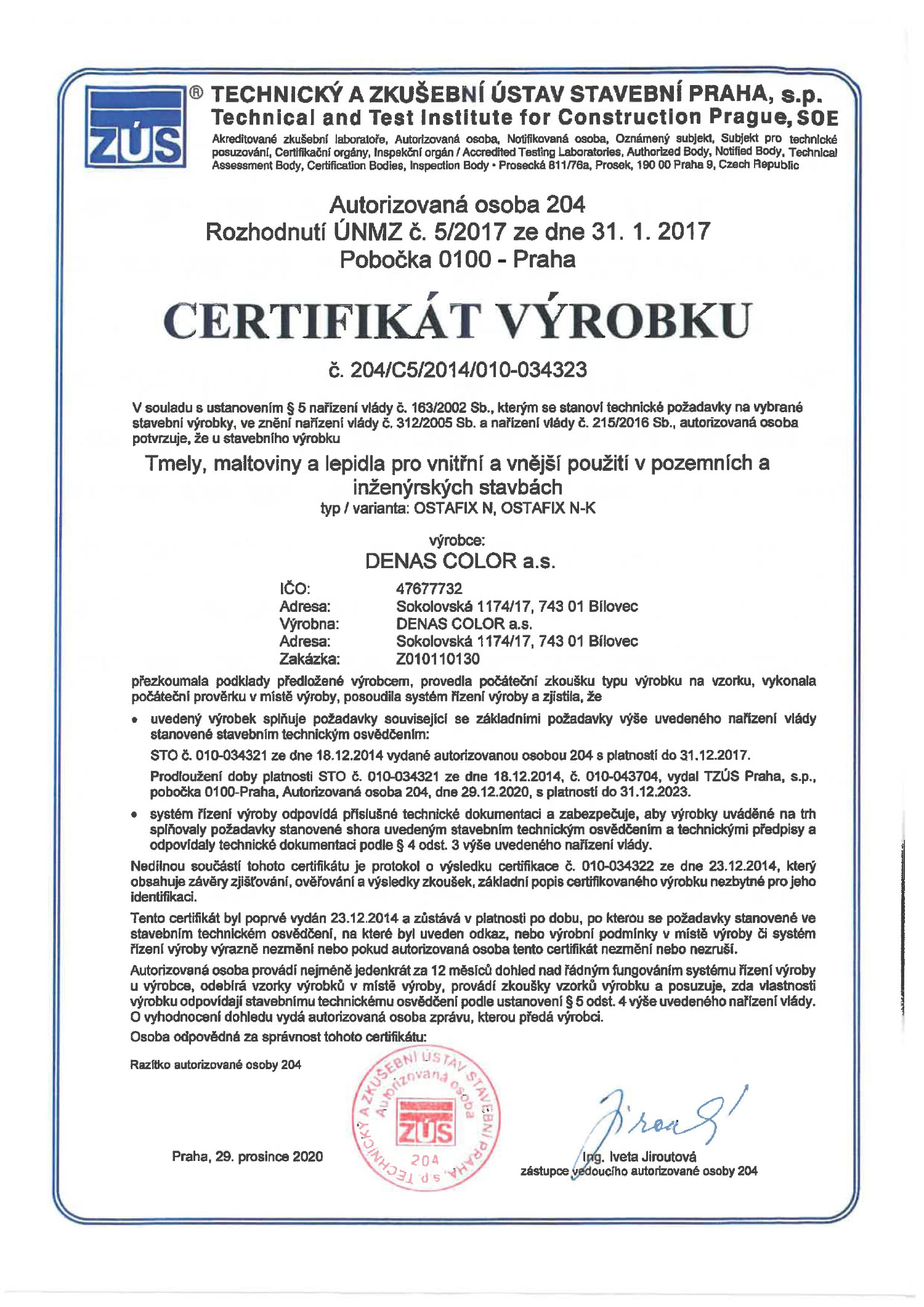 Certifikát-výrobku
